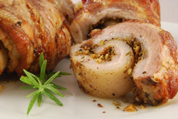 Schweinebauch mit Gewürzen