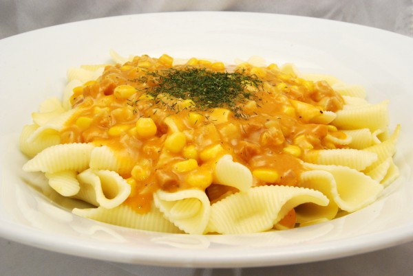 Pasta mit leckerer Sauce