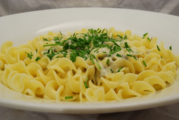 Leckeres Pastagericht mit würziger Sauce