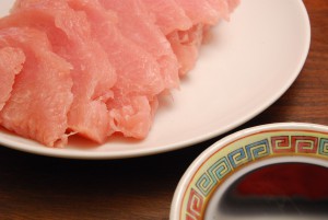 Putenbrust-Sashimi