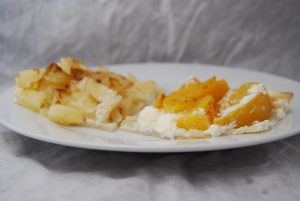 Pfirsich- und Ananas-Tarte