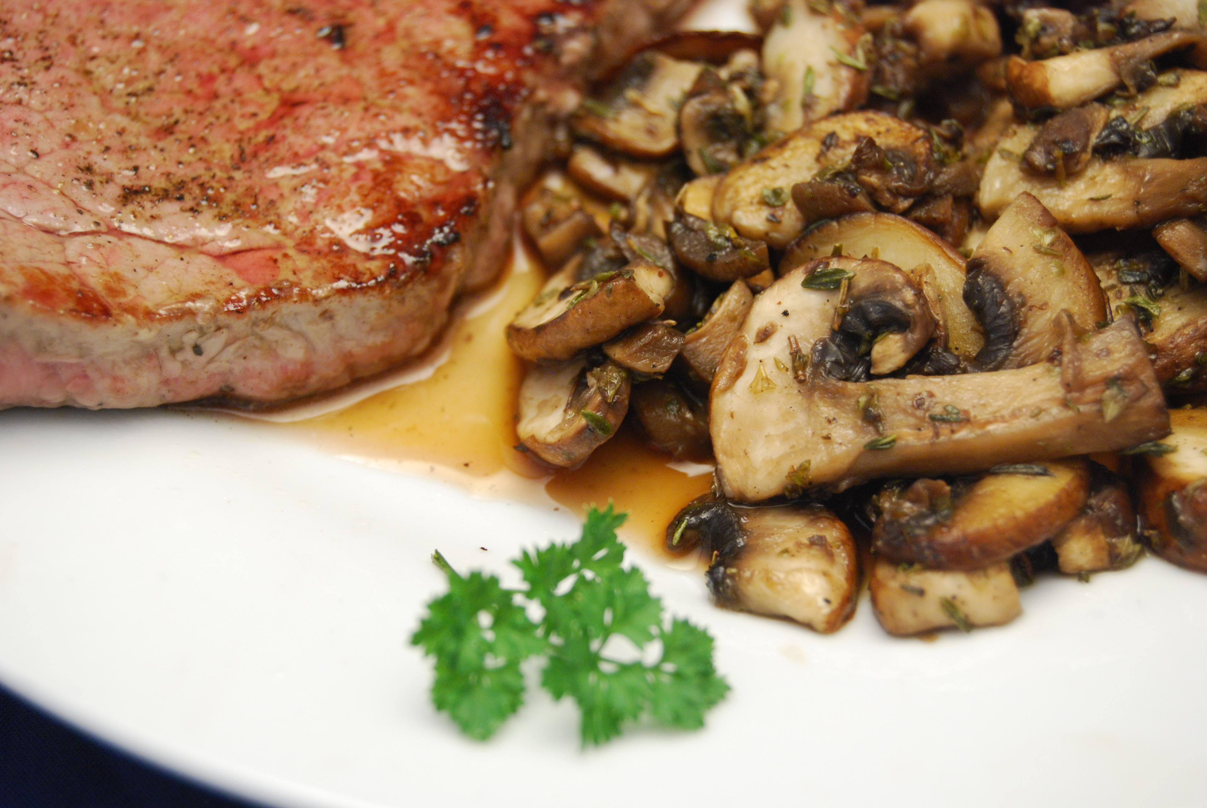 Irish Beefsteak mit Champignon-Gemüse