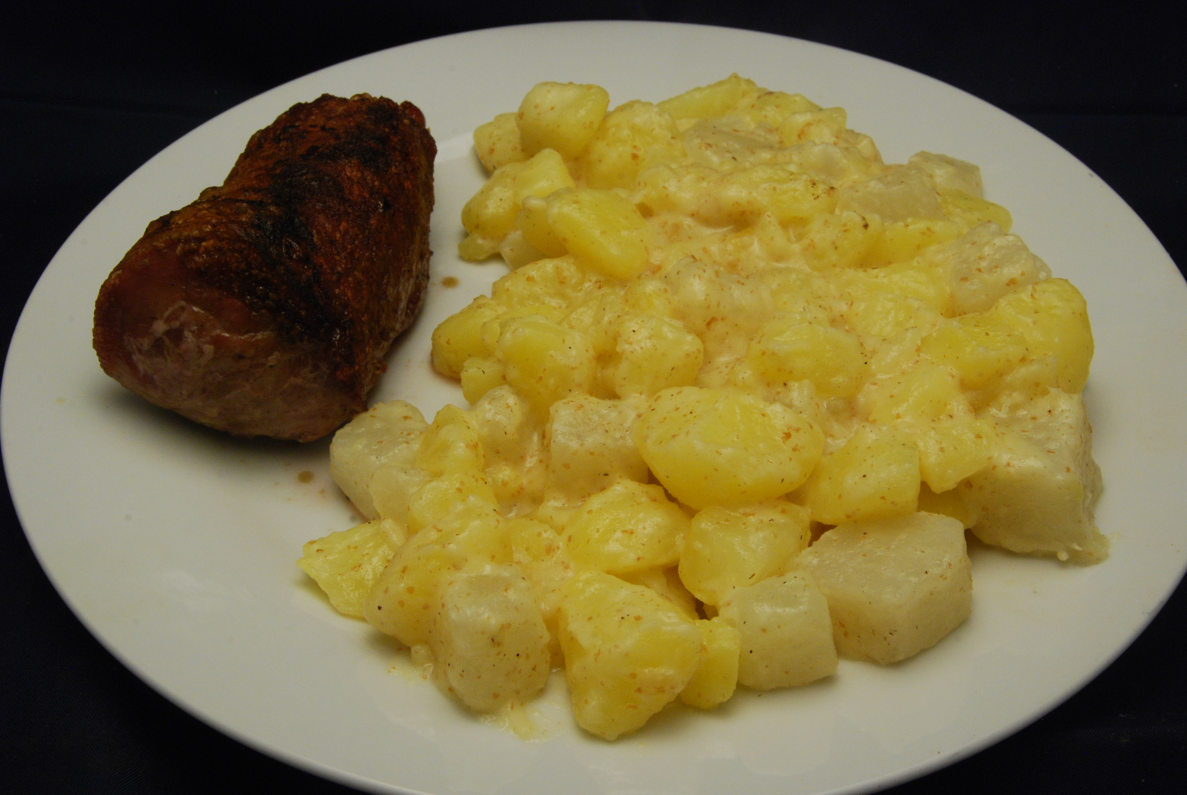 Schweinefilet mit Kartoffel-Kohlrabi-Gemüse