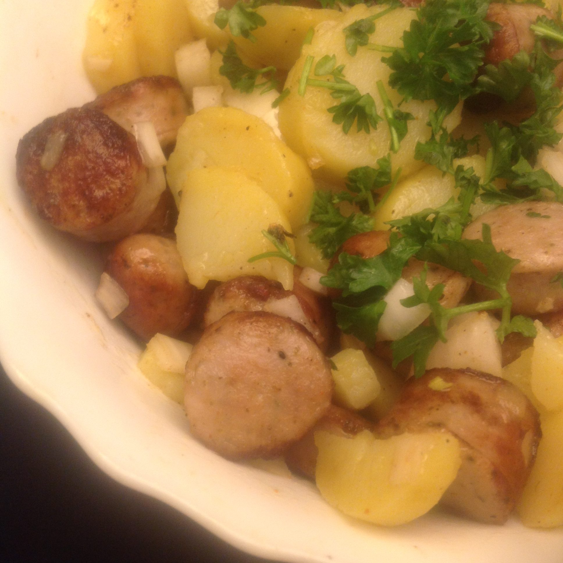 Kartoffel-Bratwurst-Salat