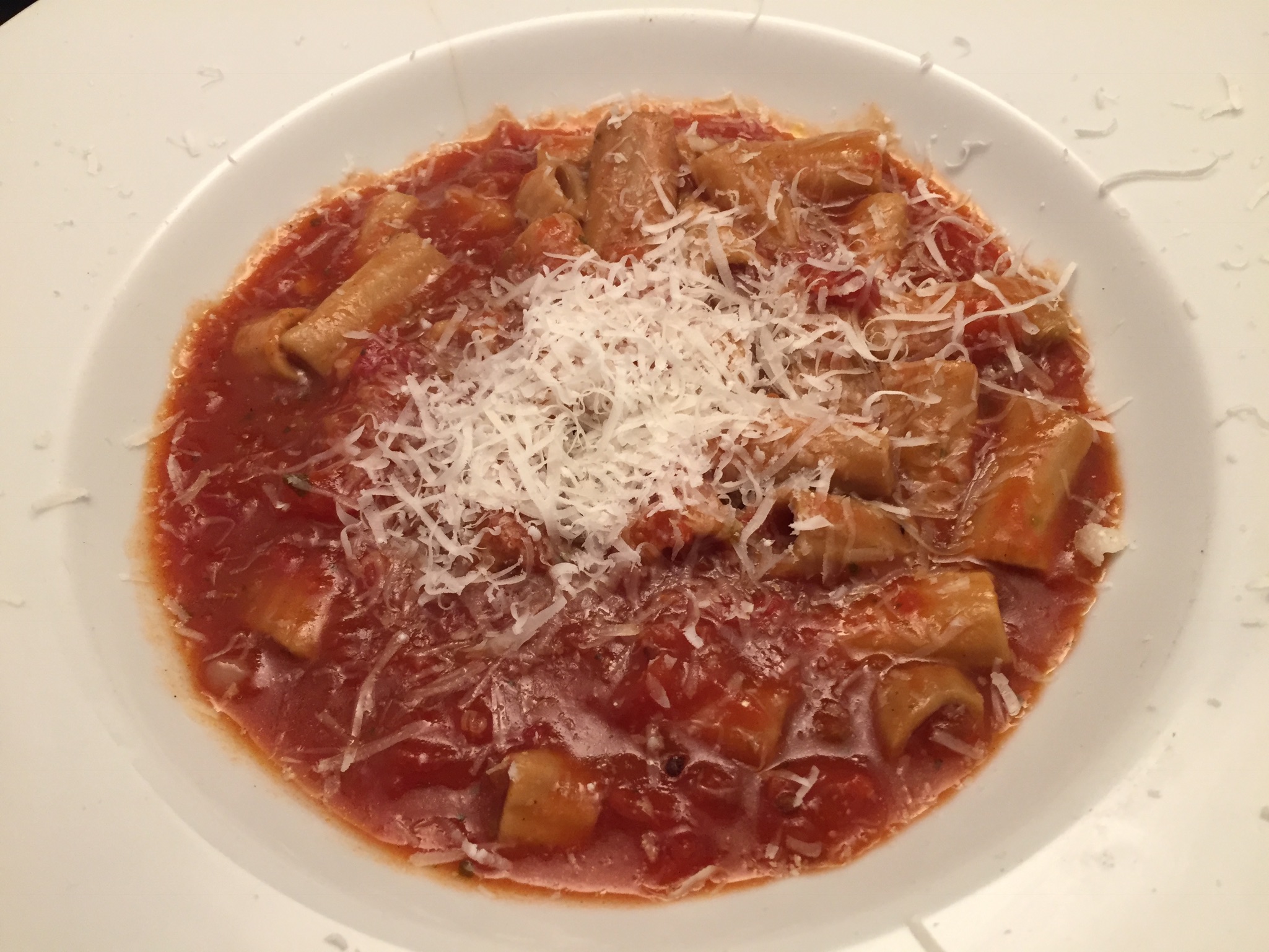 Rigatoni arrabiata