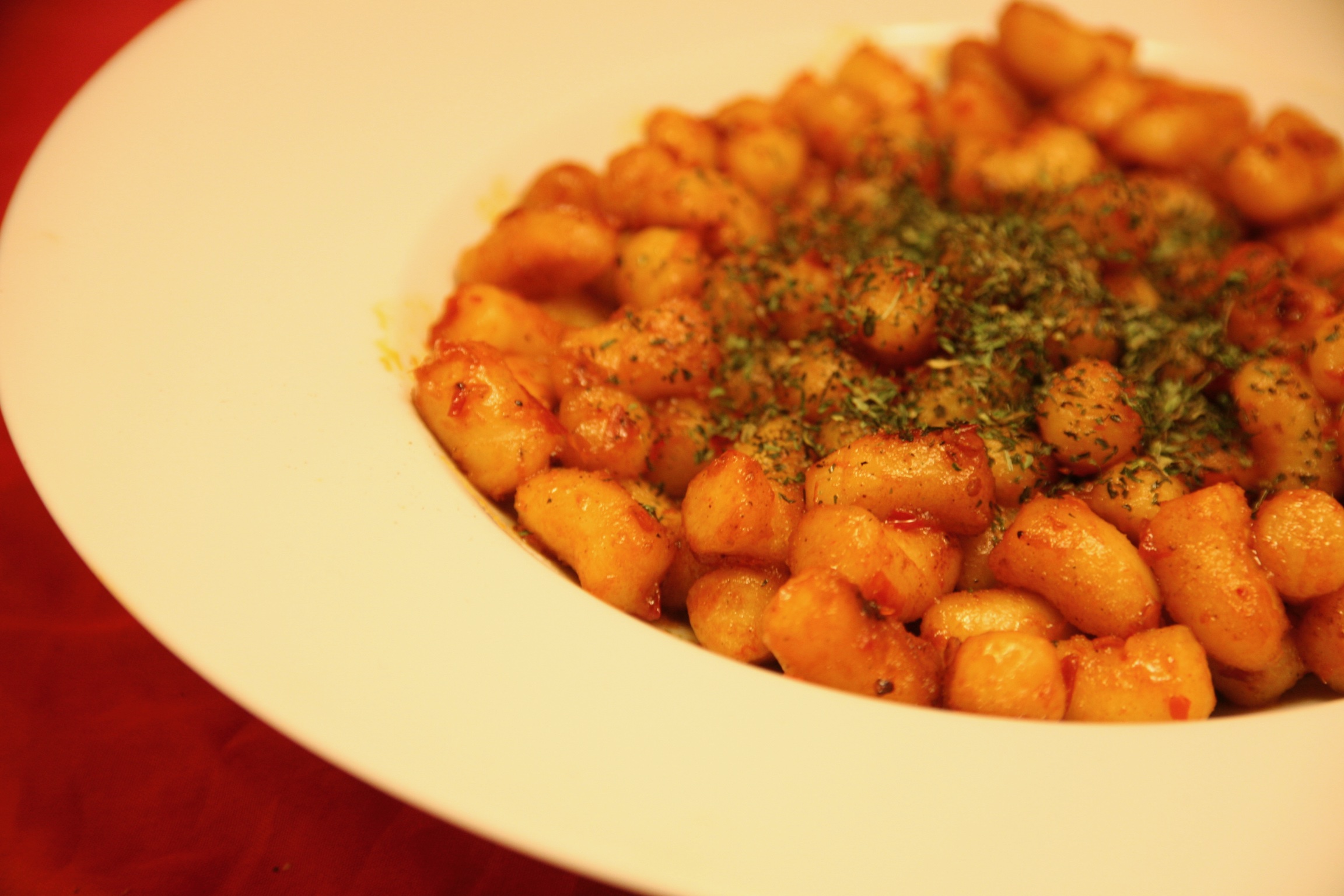 Gnocchetti mit Toban Djan Sauce