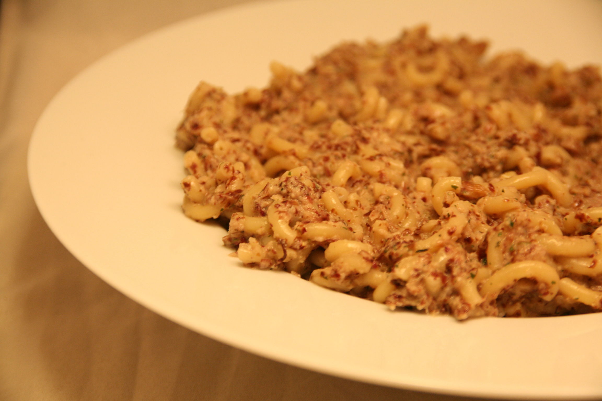 Pasta mit Radicchio-Pesto