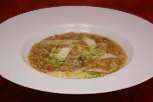 Quinoa-Bulgur-Linsen-Eintopf mit Chinakohl