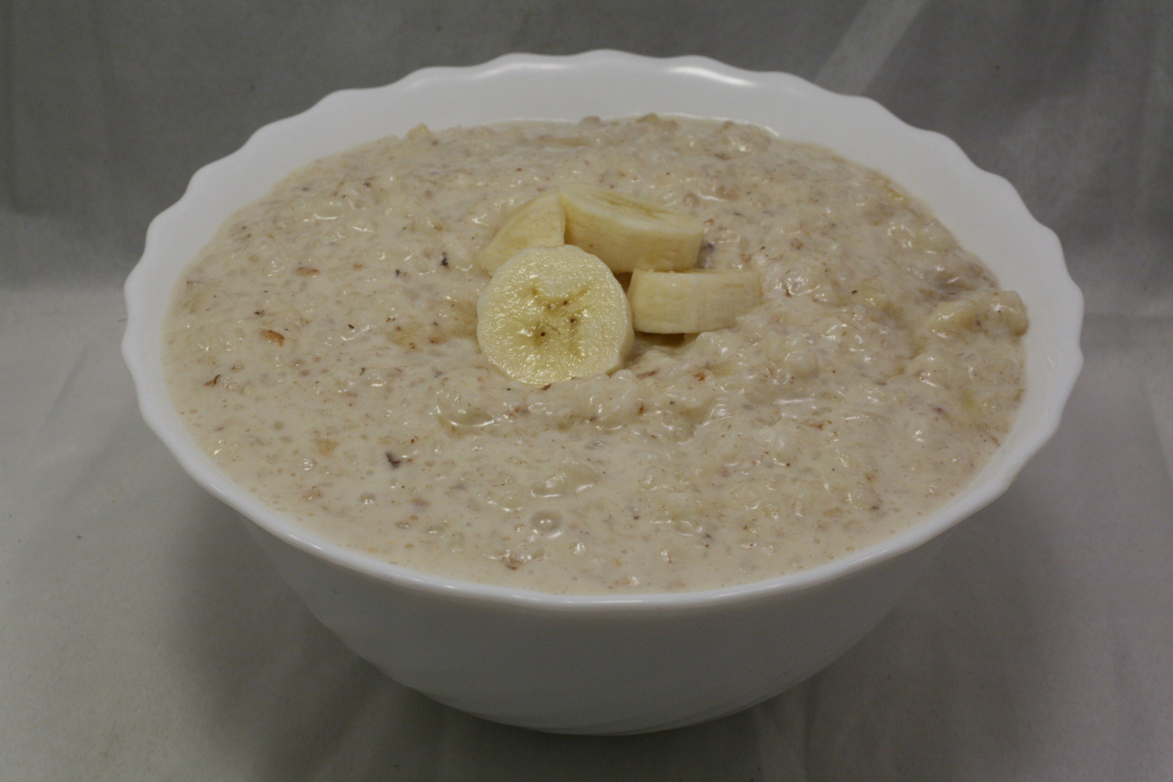 Bananen-Milchreis mit Honig