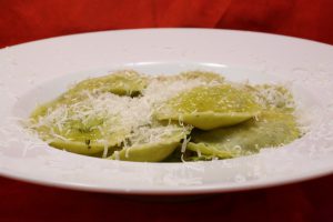 Girasoli mit Olivenöl und Parmigiano Reggiano