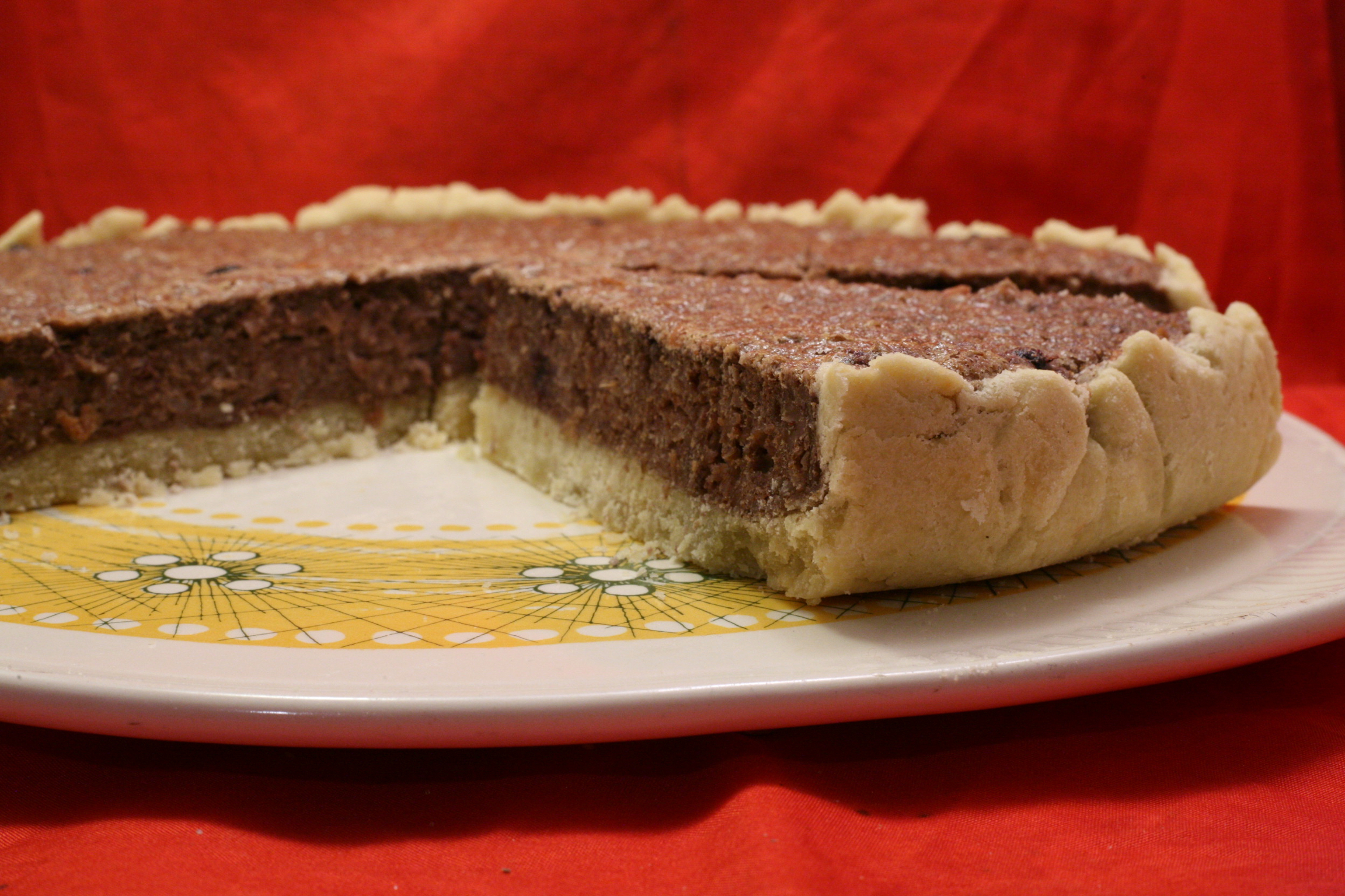 Müsli-Tarte mit Cognac