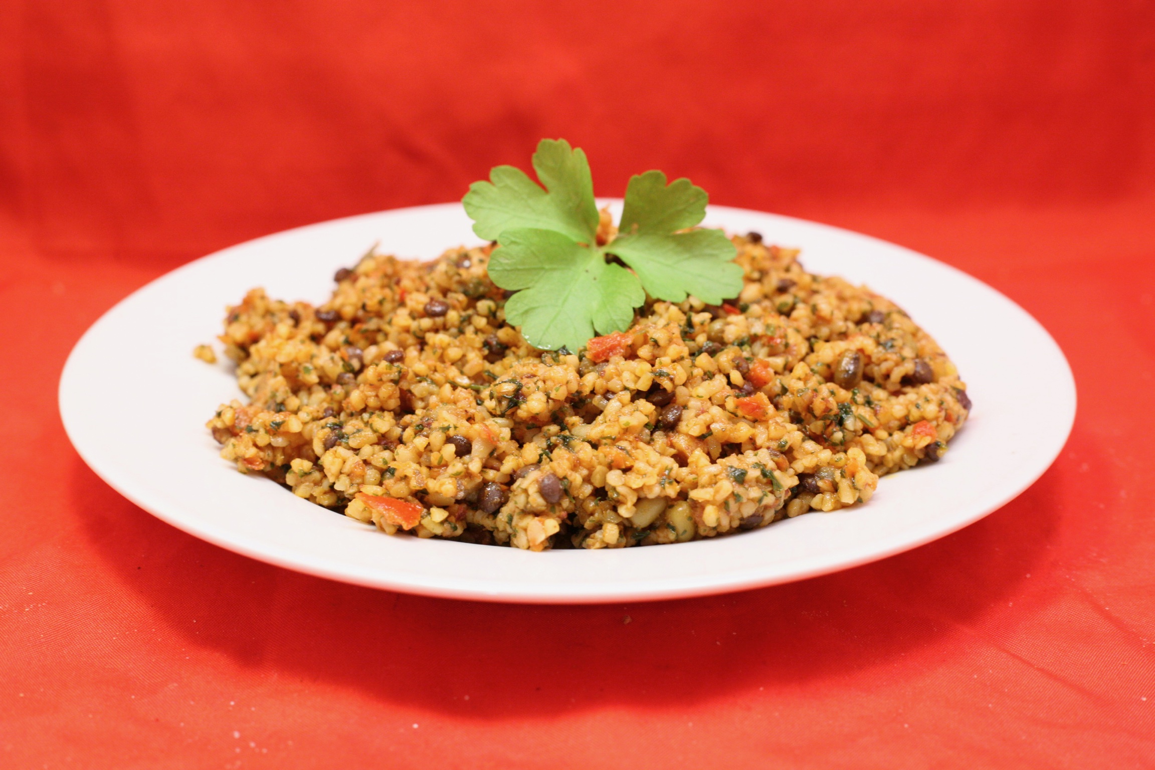 Linsen-Bulgur-Salat - Nudelheissundhos