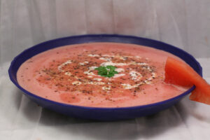 Kalte Wassermelonen-Suppe