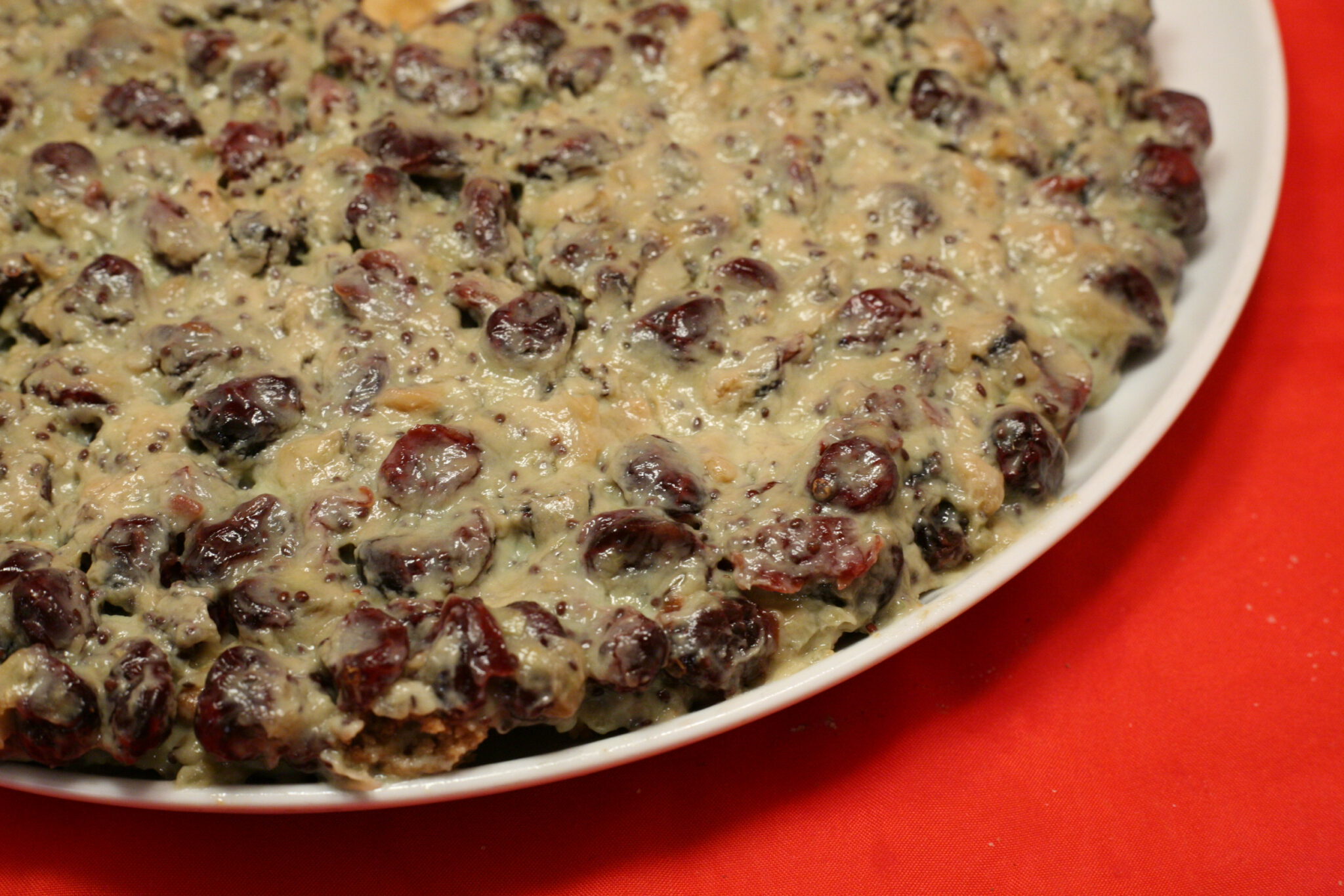 Kiwi-Joghurt-Torte mit Cranberries - Nudelheissundhos