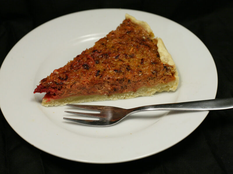 Pikante Tarte mit Süßkartoffel, Pastinake und Rote Beete