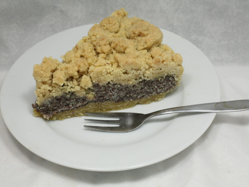 Mohnkuchen mit Streuseln