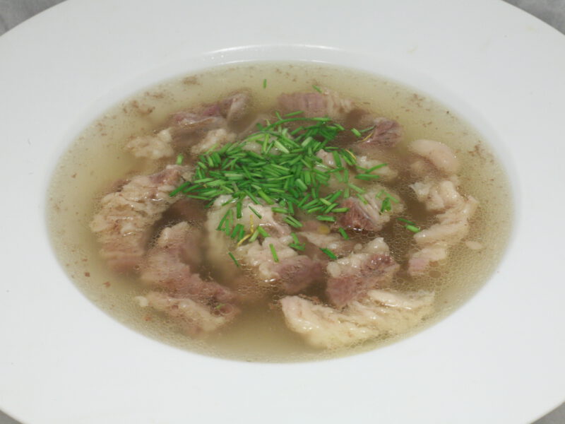 Fleischsuppe