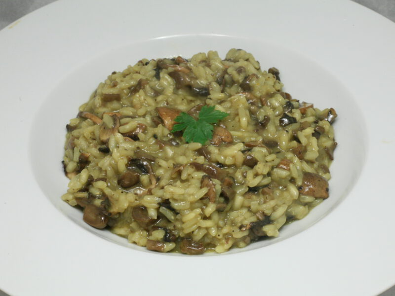 Champignons-Curry-Risotto