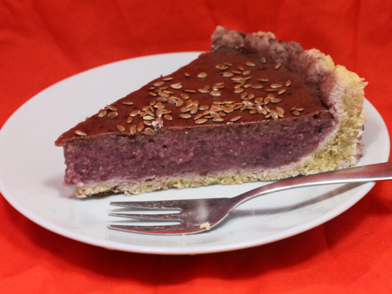 Beeren-Mandelmilch-Torte